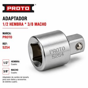 gpt-image-2_ADAPTADOR_DE_1_2_HEMBRA_3_8_MACHO_-_MARCA_PROTO_-_REF_5254-0